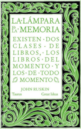 La lámpara de la memoria (Serie Great Ideas)