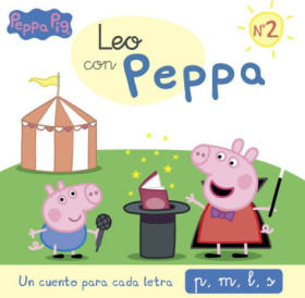 Peppa Pig. Lectoescritura - Leo con Peppa. Un cuento para cada letra: p, m, l, s