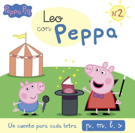 Peppa Pig. Lectoescritura - Leo con Peppa. Un cuento para cada letra: p, m, l, s
