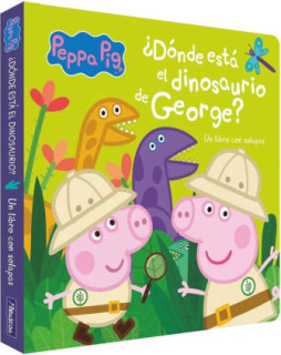 Peppa Pig. Libro de cartón con solapas - ¿Dónde está el dinosaurio de George?