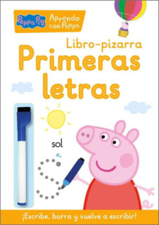 Peppa Pig. Primeros aprendizajes - Aprendo con Peppa Pig. Primeras letras (Libro-pizarra)