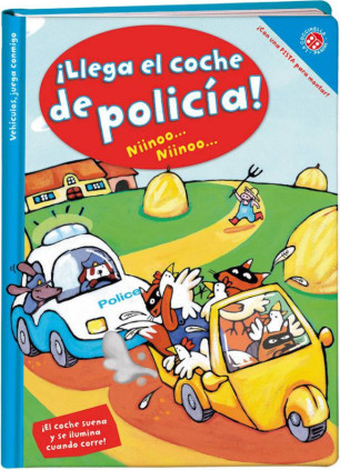 Vehículos, juega conmigo. ¡ Llega el coche de policía!